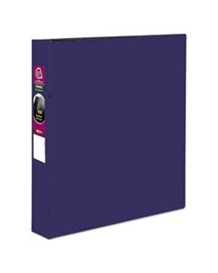 AVE27351 DURABLE NON-VIEW BINDER WITH DURAHINGE AND SLANT RINGS, 3 RINGS, 1.5" CAPACITY, 11 X 8.5, BLUE