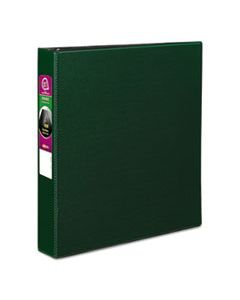 AVE27353 DURABLE NON-VIEW BINDER WITH DURAHINGE AND SLANT RINGS, 3 RINGS, 1.5" CAPACITY, 11 X 8.5, GREEN