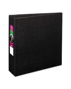 AVE27650 DURABLE NON-VIEW BINDER WITH DURAHINGE AND SLANT RINGS, 3 RINGS, 3" CAPACITY, 11 X 8.5, BLACK