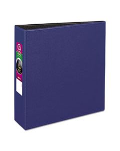 AVE27651 DURABLE NON-VIEW BINDER WITH DURAHINGE AND SLANT RINGS, 3 RINGS, 3" CAPACITY, 11 X 8.5, BLUE
