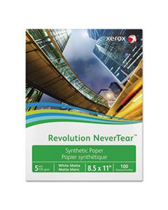 XER3R20172 REVOLUTION NEVERTEAR, 5 MIL, 8.5 X 11, SMOOTH WHITE, 500/REAM