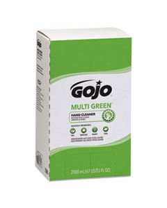 GOJ7265 MULTI GREEN HAND CLEANER REFILL, 2000ML, CITRUS SCENT, GREEN, 4/CARTON