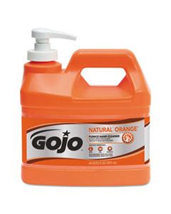 GOJ095804 NATURAL ORANGE PUMICE HAND CLEANER, CITRUS, 0.5 GAL PUMP BOTTLE, 4/CARTON