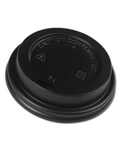 BWKHOTBL8 HOT CUP LIDS, FITS 8 OZ HOT CUPS, BLACK, 1,000/CARTON