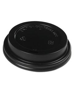 BWKHOTBL1020 HOT CUP LIDS, FITS 10 OZ TO 20 OZ HOT CUPS, BLACK, 1,000/CARTON