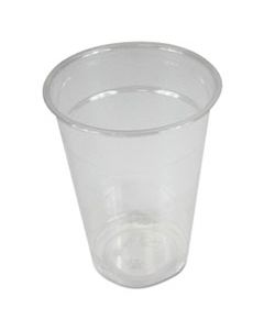 BWKPET9 CLEAR PLASTIC COLD CUPS, 9 OZ, PET, 20 CUPS/SLEEVE, 50 SLEEVES/CARTON