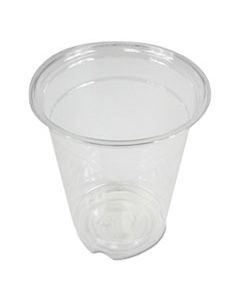 BWKPET12 CLEAR PLASTIC COLD CUPS, 12 OZ, PET, 20 CUPS/SLEEVE, 50 SLEEVES/CARTON
