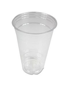 BWKPET20 CLEAR PLASTIC COLD CUPS, 20 OZ, PET, 20 CUPS/SLEEVE, 50 SLEEVES/CARTON