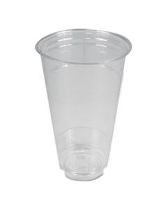 BWKPET24 CLEAR PLASTIC COLD CUPS, 24 OZ, PET, 12 CUPS/SLEEVE, 50 SLEEVES/CARTON