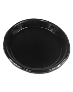 BWKPLHIPS10BL HI-IMPACT PLASTIC DINNERWARE, PLATE, 10" DIAMETER, BLACK, 500/CARTON