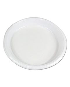 BWKPLHIPS10WH HI-IMPACT PLASTIC DINNERWARE, PLATE, 10" DIAMETER, WHITE, 500/CARTON