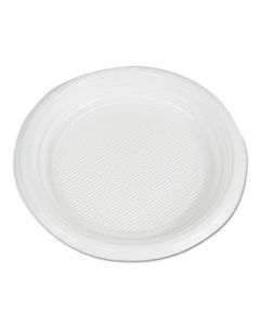 BWKPLTHIPS6WH HI-IMPACT PLASTIC DINNERWARE, PLATE, 6" DIAMETER, WHITE, 1000/CARTON