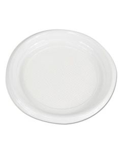 BWKPLTHIPS9WH HI-IMPACT PLASTIC DINNERWARE, PLATE, 9" DIAMETER, WHITE, 500/CARTON