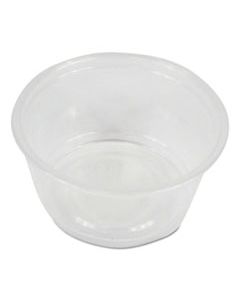 BWKPRTN2TS SOUFFLE/PORTION CUPS, 2 OZ, POLYPROPYLENE, CLEAR, 20 CUPS/SLEEVE, 125 SLEEVES/CARTON