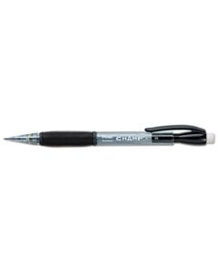 PENAL19A CHAMP MECHANICAL PENCIL, 0.9 MM, HB (#2.5), BLACK LEAD, TRANSLUCENT BLACK BARREL, DOZEN