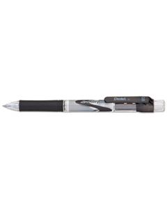 PENAZ125A .E-SHARP MECHANICAL PENCIL, 0.5 MM, HB (#2.5), BLACK LEAD, BLACK BARREL, DOZEN