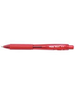 PENBK440B WOW! RETRACTABLE BALLPOINT PEN, MEDIUM 1MM, RED INK/BARREL, DOZEN