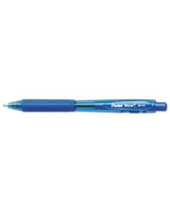 PENBK440C WOW! RETRACTABLE BALLPOINT PEN, MEDIUM 1MM, BLUE INK/BARREL, DOZEN