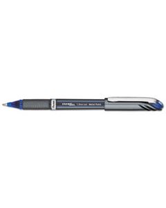 PENBL30C ENERGEL NV STICK GEL PEN, 1MM METAL TIP, BLUE INK/BARREL, DOZEN