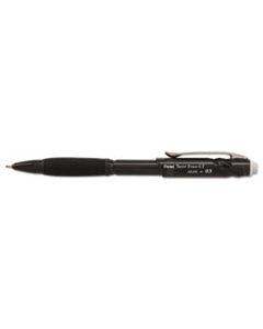 PENQE205A TWIST-ERASE GT PENCILS, 0.5 MM, HB (#2.5), BLACK LEAD, BLACK BARREL