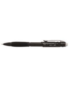 PENQE207A TWIST-ERASE GT PENCILS, 0.7 MM, HB (#2.5), BLACK LEAD, BLACK BARREL