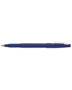 PENR100C ROLLING WRITER STICK ROLLER BALL PEN, MEDIUM 0.8MM, BLUE INK/BARREL, DOZEN