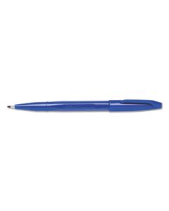 PENS520C SIGN PEN COLOR MARKER, EXTRA-FINE BULLET TIP, BLUE, DOZEN