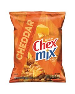 AVTSN14839 CHEX MIX, CHEDDAR FLAVOR TRAIL MIX, 3.75OZ BAG, 8/BOX