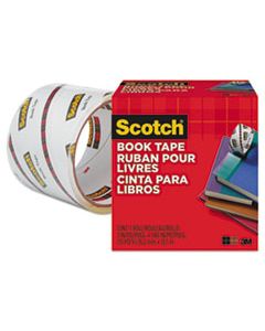 MMM8453 BOOK TAPE, 3" CORE, 3" X 15 YDS, CLEAR