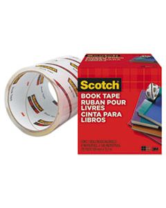MMM8454 BOOK TAPE, 3" CORE, 4" X 15 YDS, CLEAR