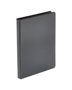 UNV20951 ECONOMY ROUND RING VIEW BINDER, 3 RINGS, 0.5" CAPACITY, 11 X 8.5, BLACK