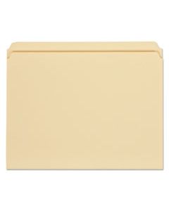 UNV12110 TOP TAB MANILA FILE FOLDERS, STRAIGHT TAB, LETTER SIZE, 11 PT. MANILA, 100/BOX