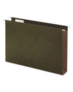 UNV14152 BOX BOTTOM HANGING FILE FOLDERS, LEGAL SIZE, 1/5-CUT TAB, STANDARD GREEN, 25/BOX