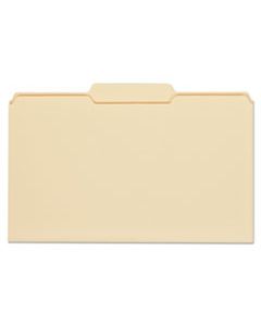 UNV15122 TOP TAB MANILA FILE FOLDERS, 1/3-CUT TABS, CENTER POSITION, LEGAL SIZE, 11 PT. MANILA, 100/BOX