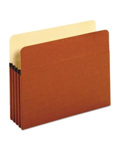 UNV15343 REDROPE EXPANDING FILE POCKETS, 3.5" EXPANSION, LETTER SIZE, REDROPE, 25/BOX