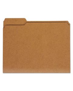 UNV16133 REINFORCED KRAFT TOP TAB FILE FOLDERS, 1/3-CUT TABS, LETTER SIZE, KRAFT, 100/BOX