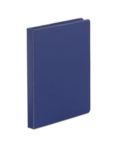 UNV30402 ECONOMY NON-VIEW ROUND RING BINDER, 3 RINGS, 0.5" CAPACITY, 11 X 8.5, ROYAL BLUE