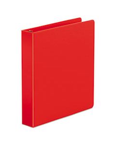 UNV33403 ECONOMY NON-VIEW ROUND RING BINDER, 3 RINGS, 1.5" CAPACITY, 11 X 8.5, RED