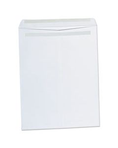 UNV42103 SELF-STICK OPEN-END CATALOG ENVELOPE, #15 1/2, SQUARE FLAP, SELF-ADHESIVE CLOSURE, 12 X 15.5, WHITE, 100/BOX