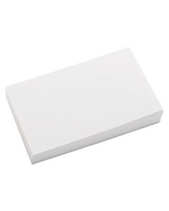 UNV47200 UNRULED INDEX CARDS, 3 X 5, WHITE, 100/PACK