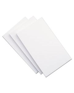 UNV47245 UNRULED INDEX CARDS, 5 X 8, WHITE, 500/PACK