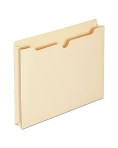 UNV74300 ECONOMICAL MANILA FILE JACKETS, STRAIGHT TAB, LETTER SIZE, MANILA, 50/BOX