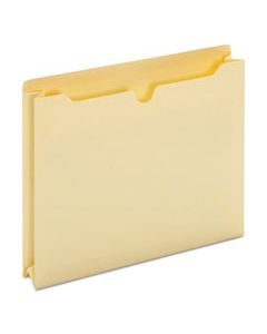 UNV76300 ECONOMICAL MANILA FILE JACKETS, STRAIGHT TAB, LETTER SIZE, MANILA, 50/BOX