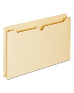 UNV76500 ECONOMICAL MANILA FILE JACKETS, STRAIGHT TAB, LEGAL SIZE, MANILA, 50/BOX