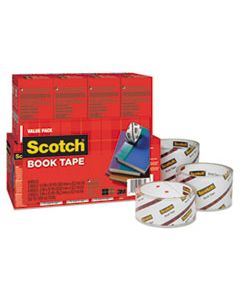 MMM845VP BOOK TAPE VALUE PACK, 3" CORE, (2) 1.5" X 15 YDS, (4) 2" X 15 YDS, (2) 3" X 15 YDS, CLEAR, 8/PACK