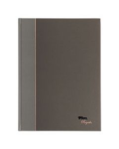 TOP25232 ROYALE CASEBOUND BUSINESS NOTEBOOK, COLLEGE, BLACK/GRAY, 11.75 X 8.25, 96 SHEETS