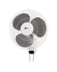 ALEFANWM16W WALL MOUNT FAN, 3-SPEED, WHITE