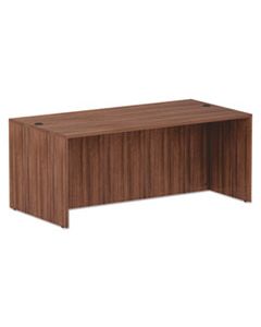 ALEVA217236WA ALERA VALENCIA SERIES STRAIGHT FRONT DESK SHELL, 71W X 35.5D X 29.63H, MODERN WALNUT