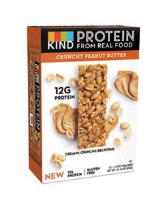 KND26026 PROTEIN BARS, CRUNCHY PEANUT BUTTER, 1.76 OZ, 12/PACK