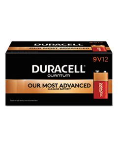 DURQU1604 QUANTUM ALKALINE 9V BATTERIES, 72/CARTON